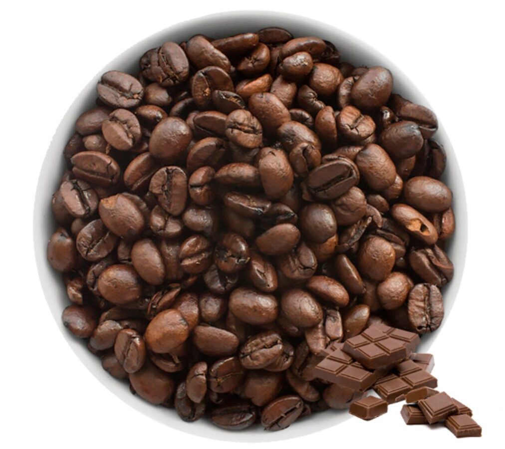 Coffee Mocha de Luxe (Cantata). A strong blend of Arabica with Robusta and milk chocolate flavor.